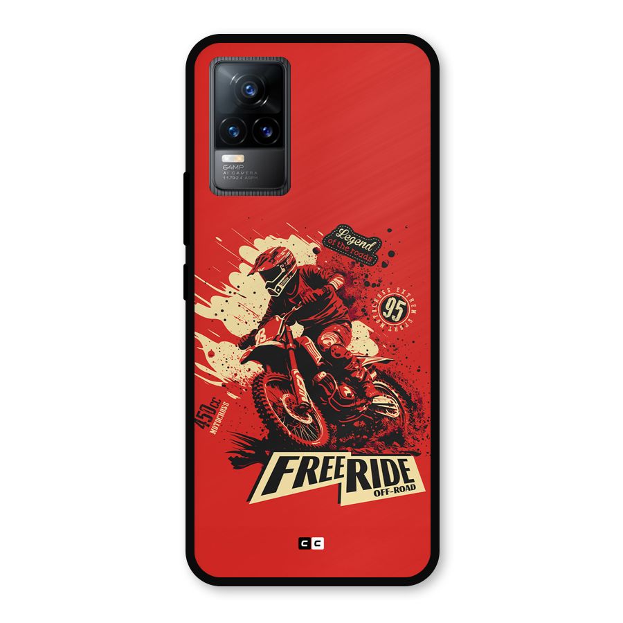 Free Ride Metal Back Case for Vivo Y73