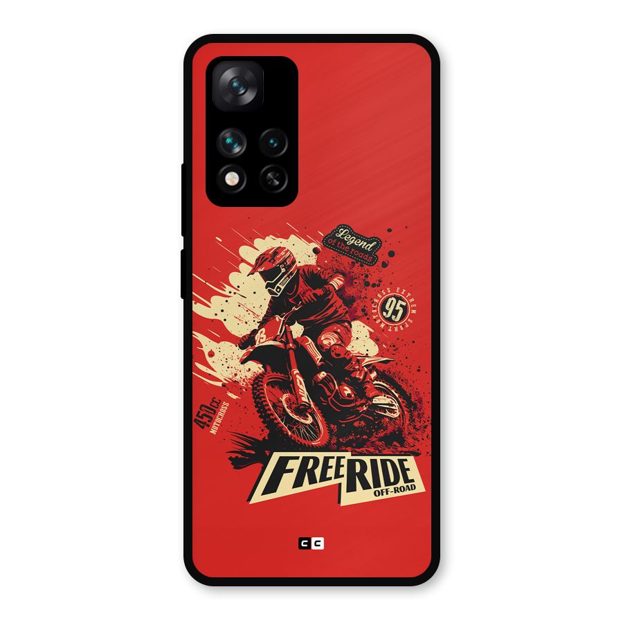 Free Ride Metal Back Case for Xiaomi 11i 5G
