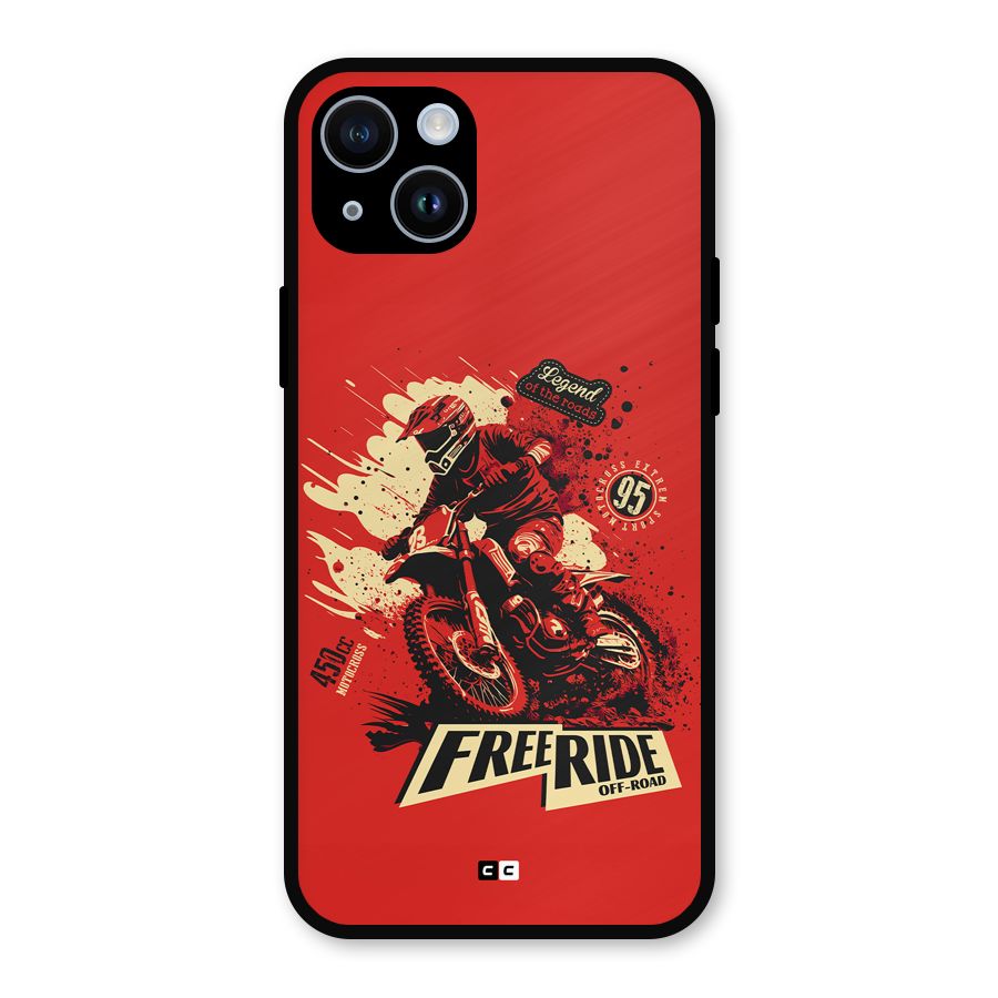 Free Ride Metal Back Case for iPhone 14