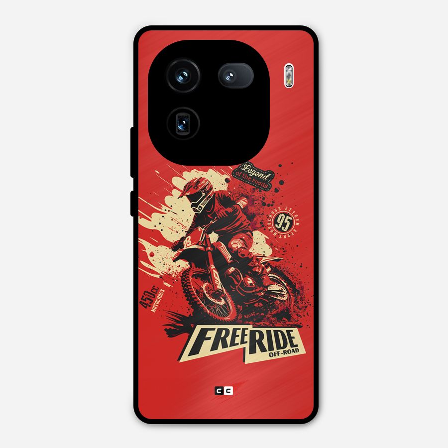 Free Ride Metal Back Case for iQOO 12