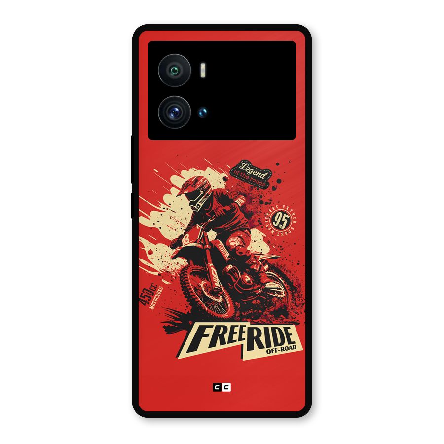 Free Ride Metal Back Case for iQOO 9 Pro