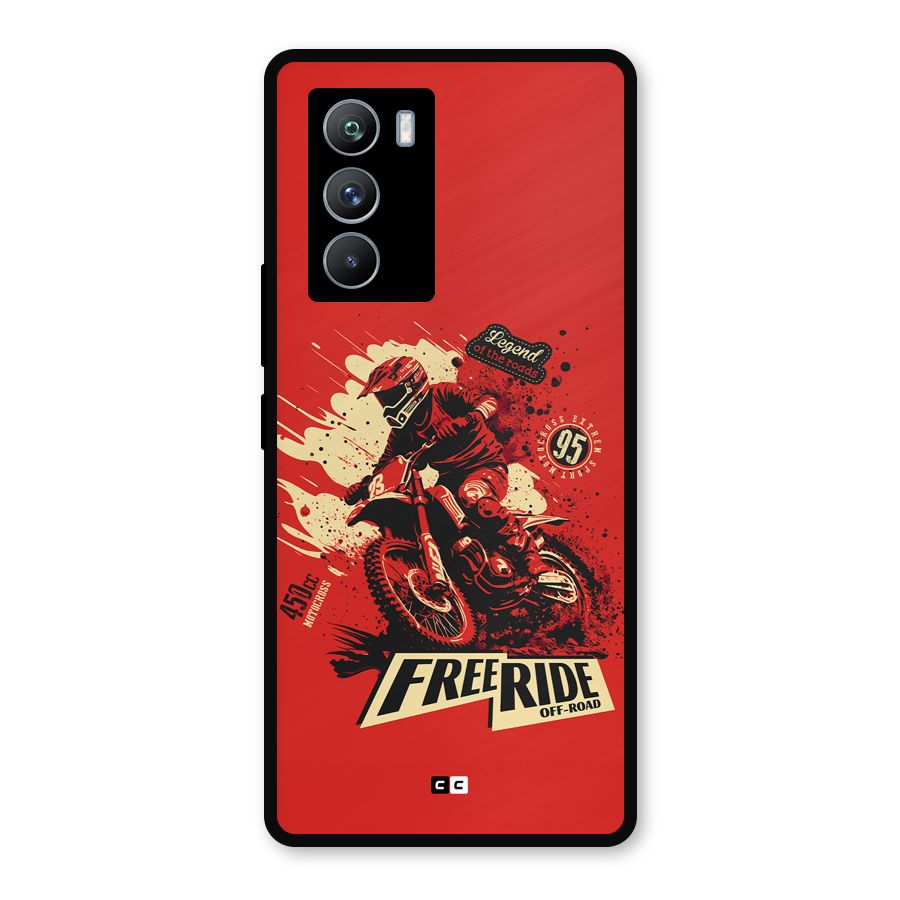 Free Ride Metal Back Case for iQOO 9 SE