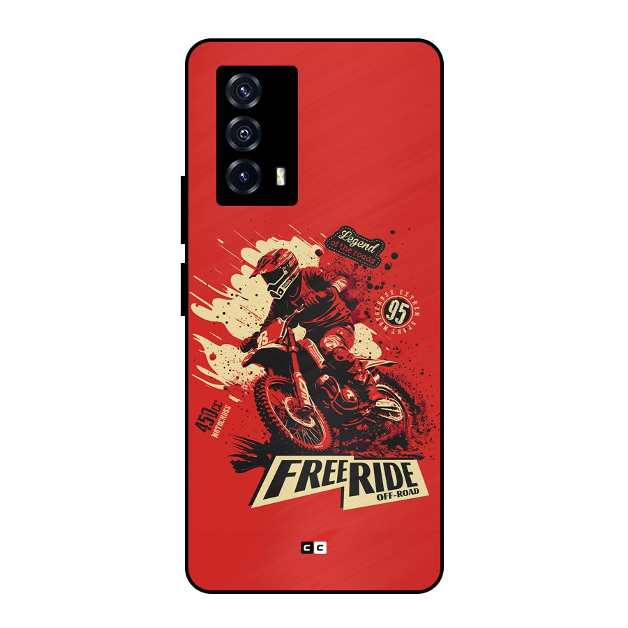 Free Ride Metal Back Case for iQOO Z5