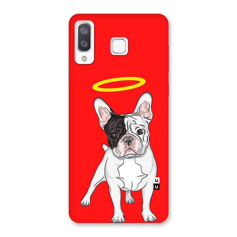 French Cute Angel Doggo Back Case for Galaxy A8 Star