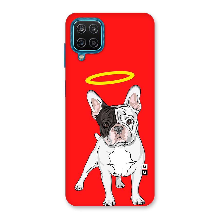 French Cute Angel Doggo Back Case for Galaxy M12
