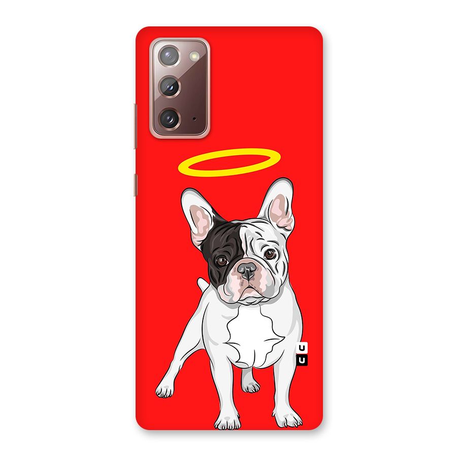 French Cute Angel Doggo Back Case for Galaxy Note 20