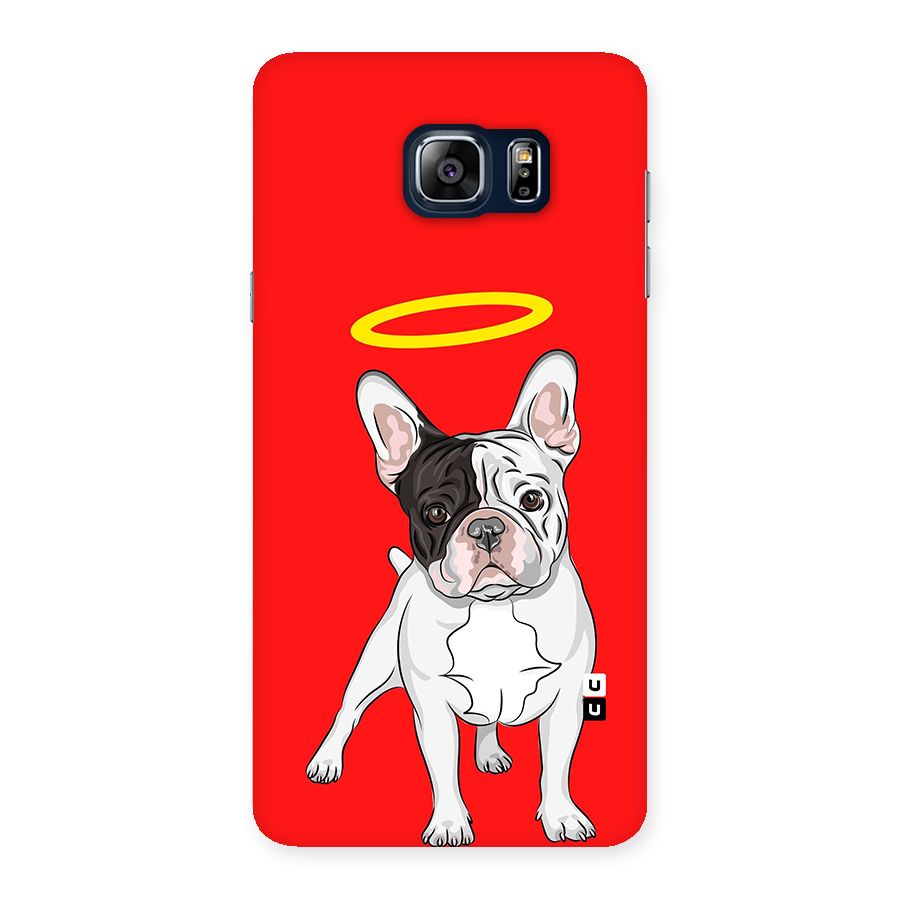 French Cute Angel Doggo Back Case for Galaxy Note 5