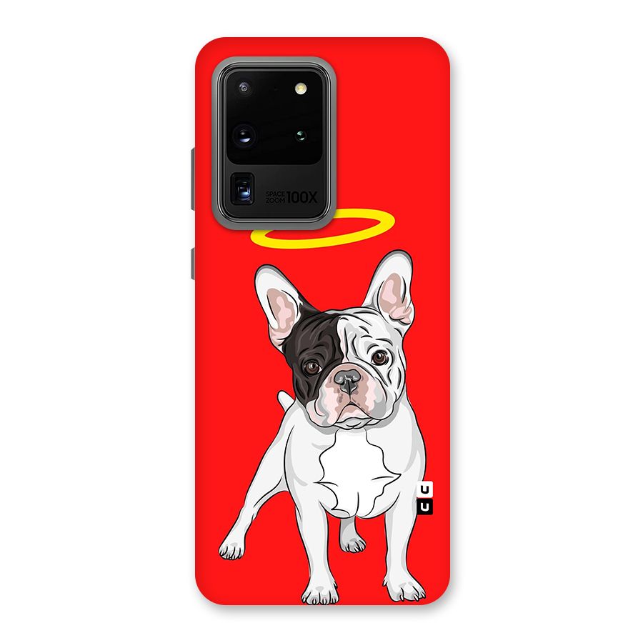 French Cute Angel Doggo Back Case for Galaxy S20 Ultra