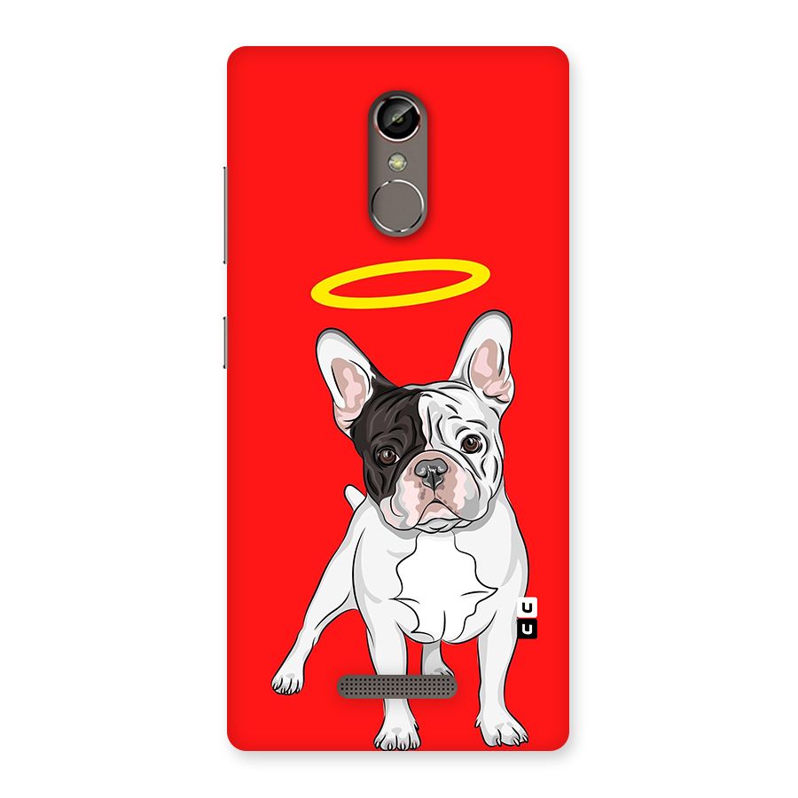 French Cute Angel Doggo Back Case for Gionee S6s