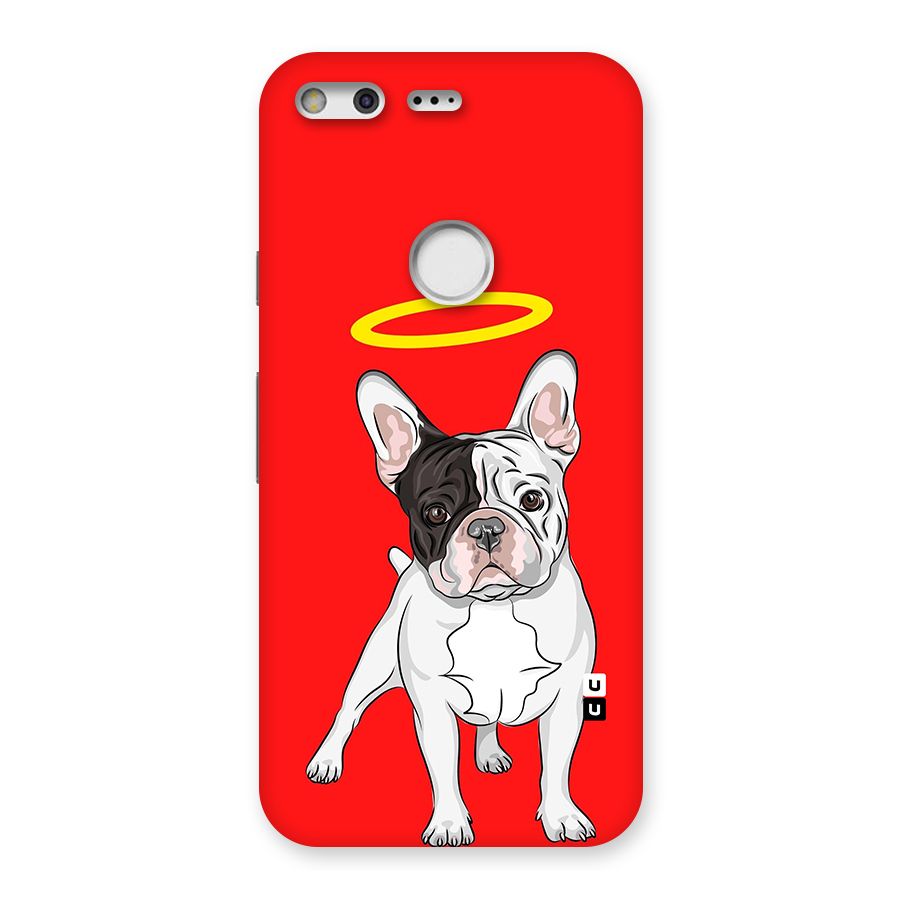 French Cute Angel Doggo Back Case for Google Pixel