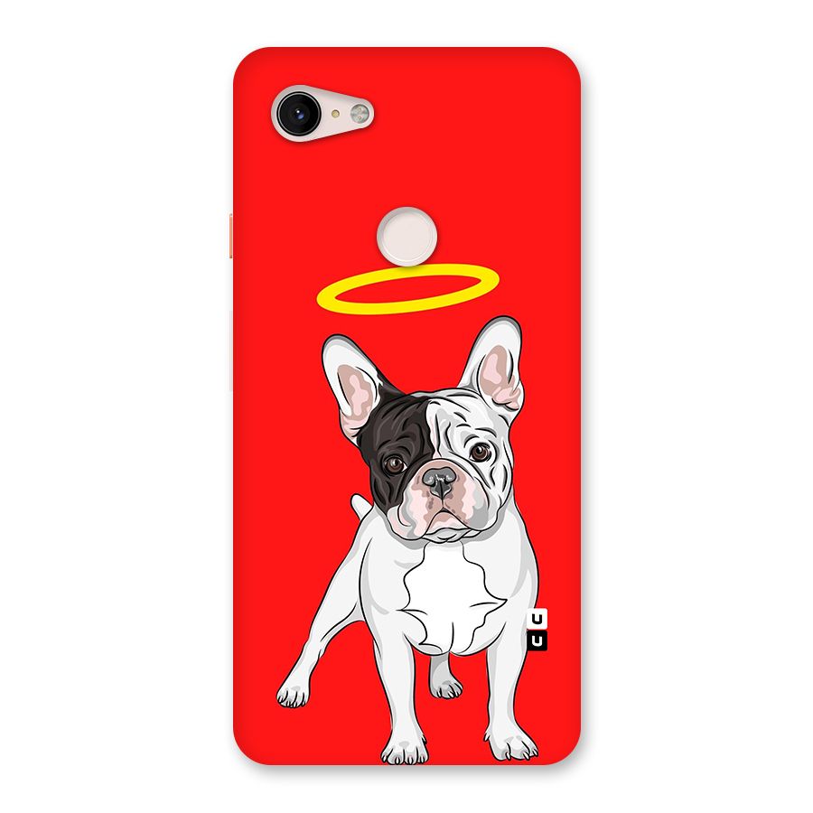 French Cute Angel Doggo Back Case for Google Pixel 3 XL