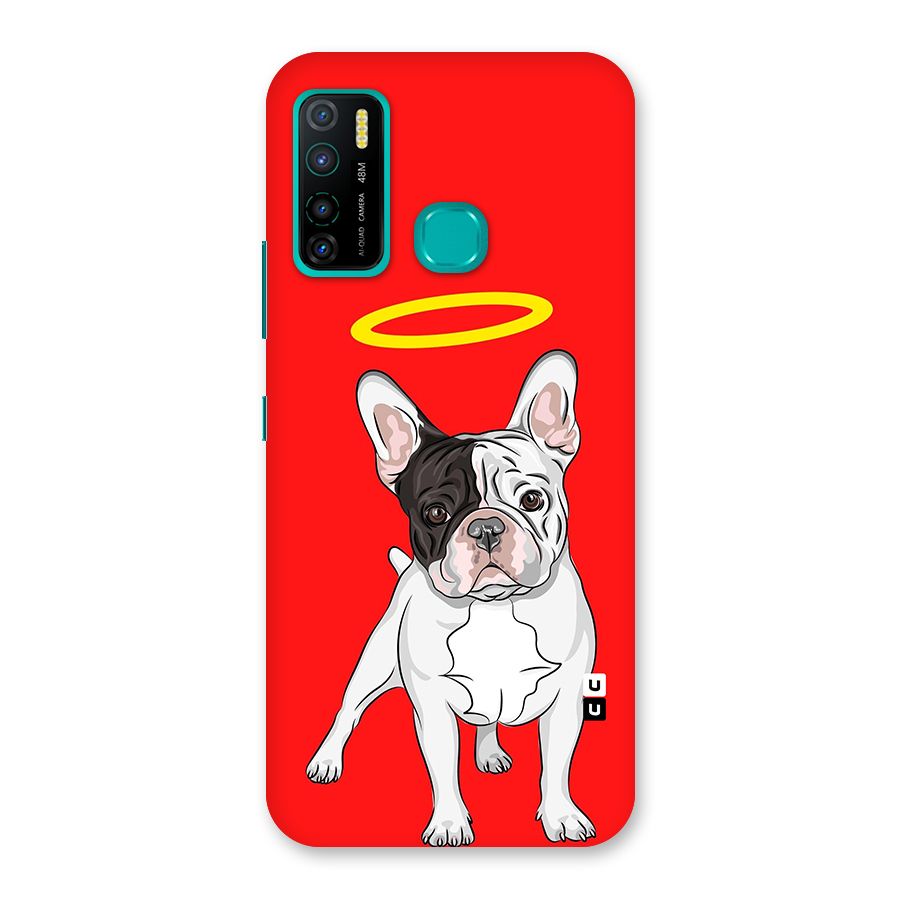 French Cute Angel Doggo Back Case for Infinix Hot 9 Pro