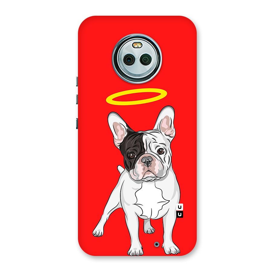 French Cute Angel Doggo Back Case for Moto X4