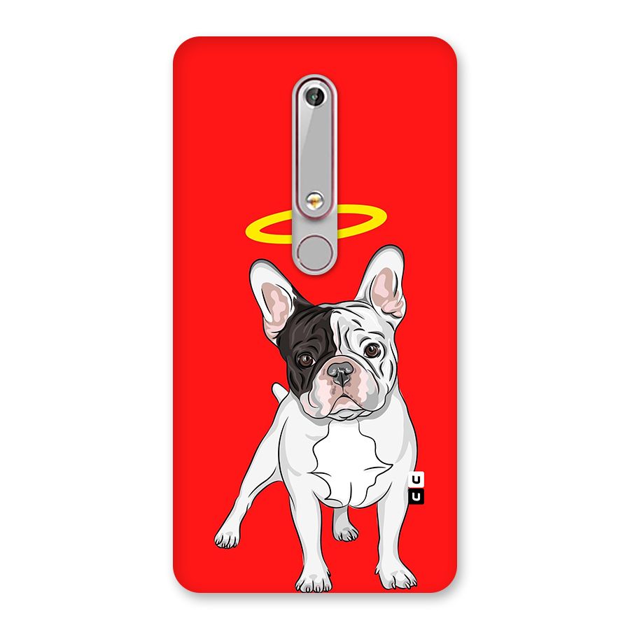 French Cute Angel Doggo Back Case for Nokia 6.1