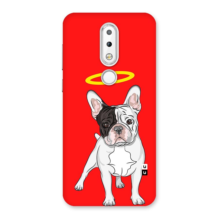 French Cute Angel Doggo Back Case for Nokia 6.1 Plus