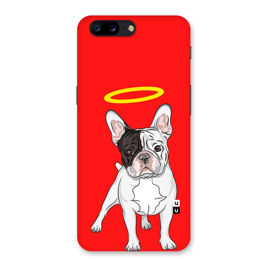French Cute Angel Doggo Back Case for OnePlus 5