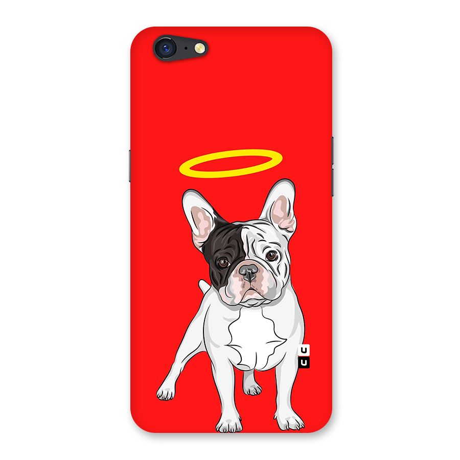 French Cute Angel Doggo Back Case for Oppo A71