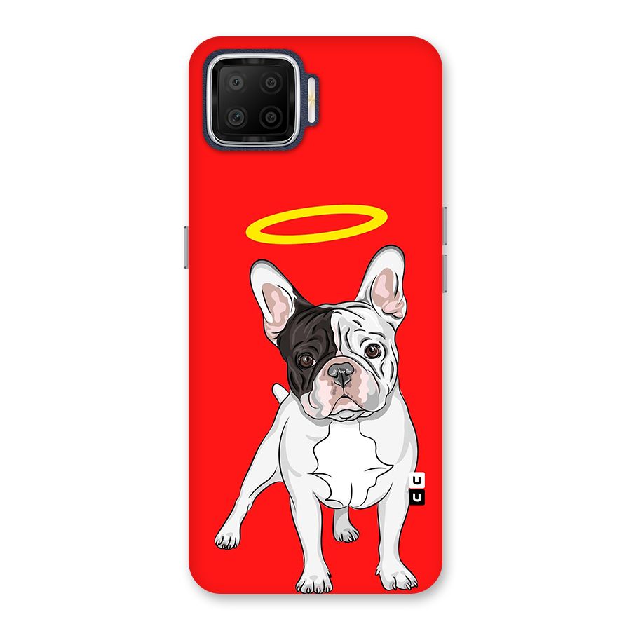 French Cute Angel Doggo Back Case for Oppo F17