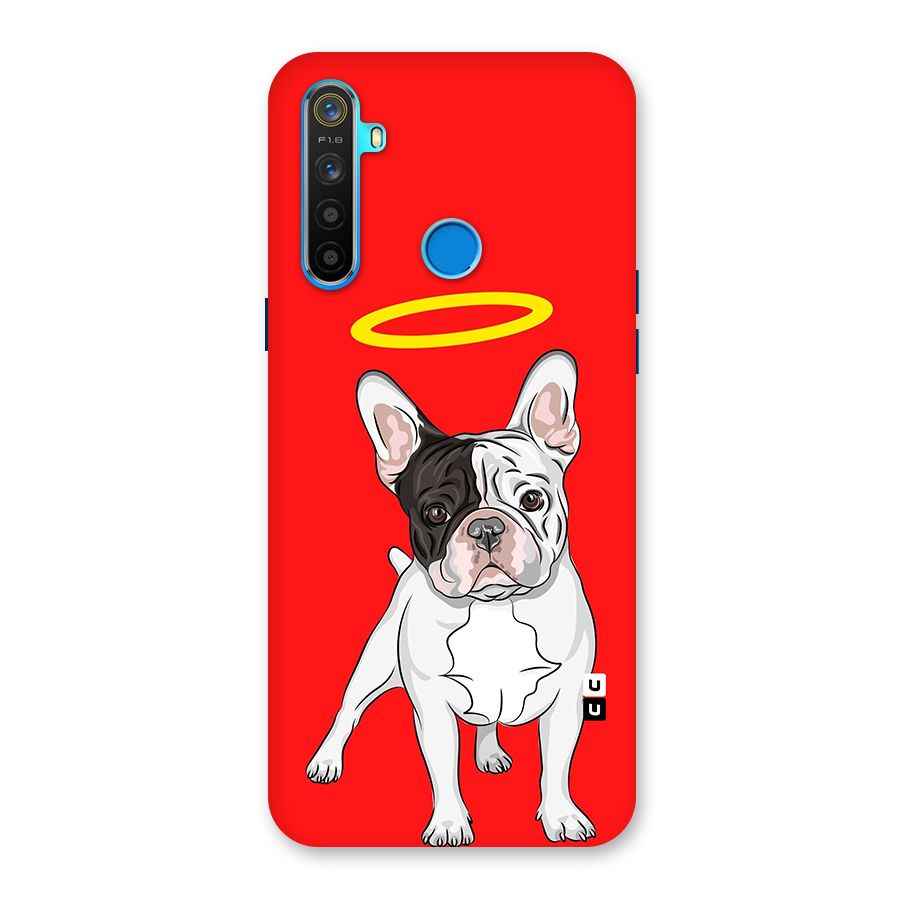 French Cute Angel Doggo Back Case for Realme 5