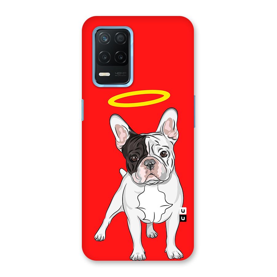 French Cute Angel Doggo Back Case for Realme 8 5G