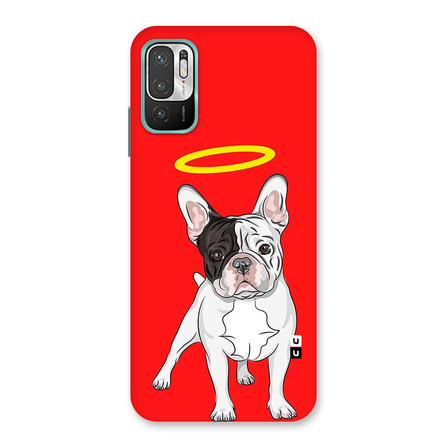 French Cute Angel Doggo Back Case for Redmi Note 10T 5G