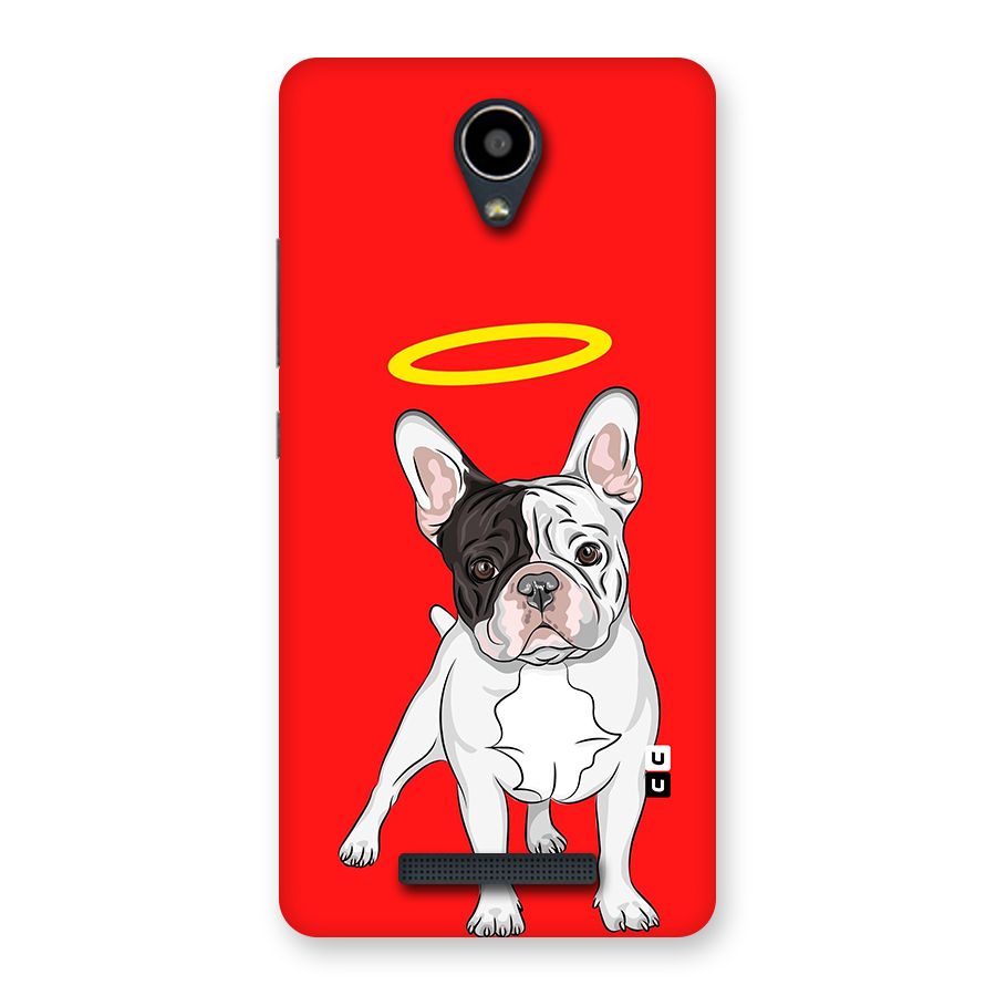 French Cute Angel Doggo Back Case for Redmi Note 2