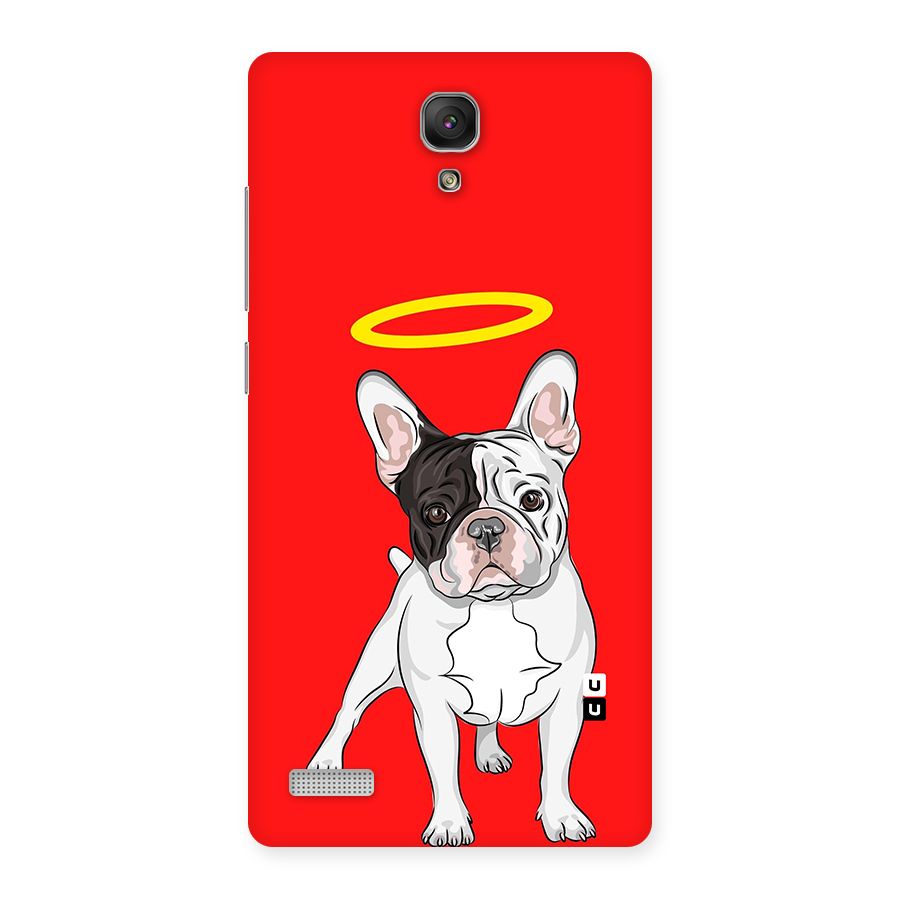 French Cute Angel Doggo Back Case for Redmi Note Prime