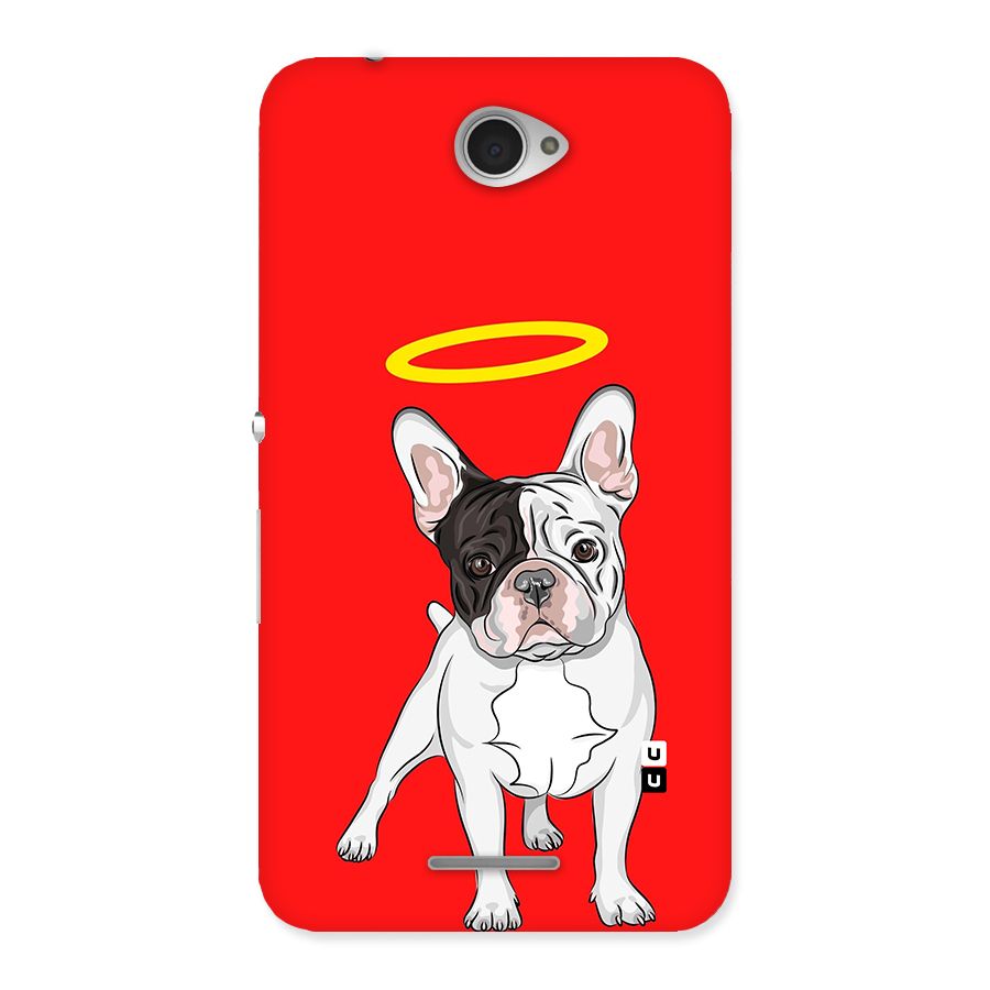 French Cute Angel Doggo Back Case for Sony Xperia E4