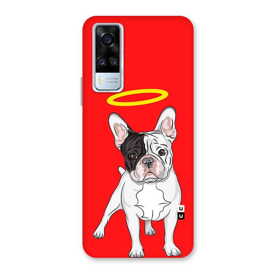 French Cute Angel Doggo Back Case for Vivo Y31