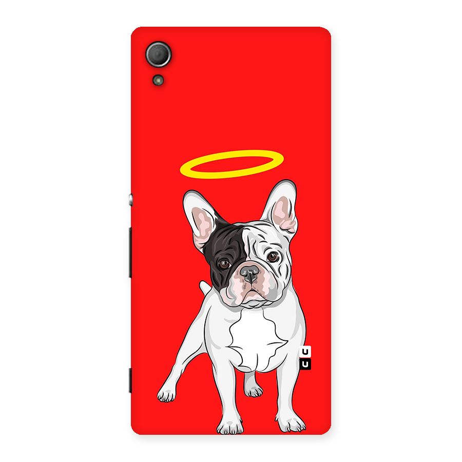 French Cute Angel Doggo Back Case for Xperia Z3 Plus