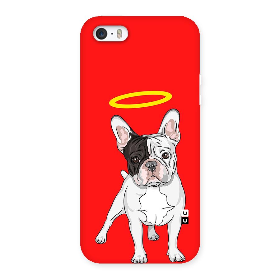 French Cute Angel Doggo Back Case for iPhone SE