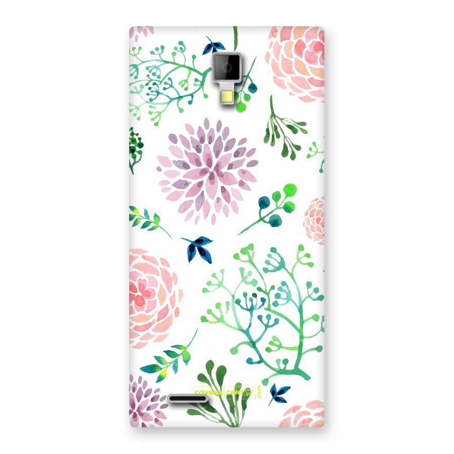 Fresh Floral Back Case for Micromax Canvas Xpress A99