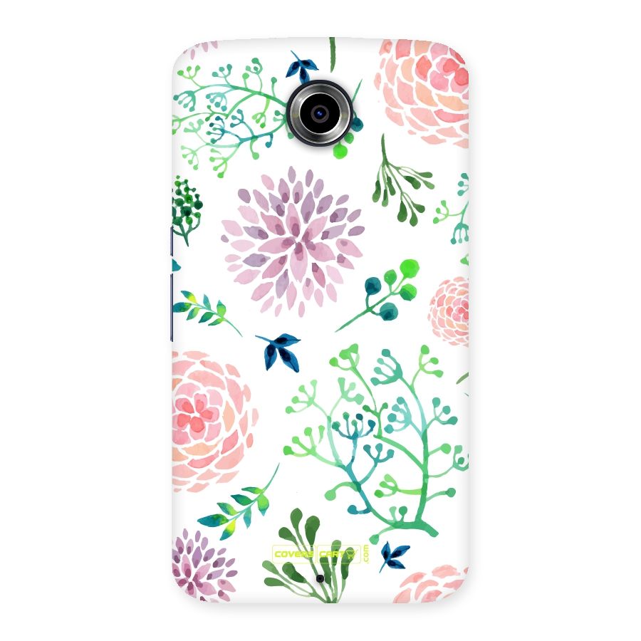 Fresh Floral Back Case for Nexsus 6