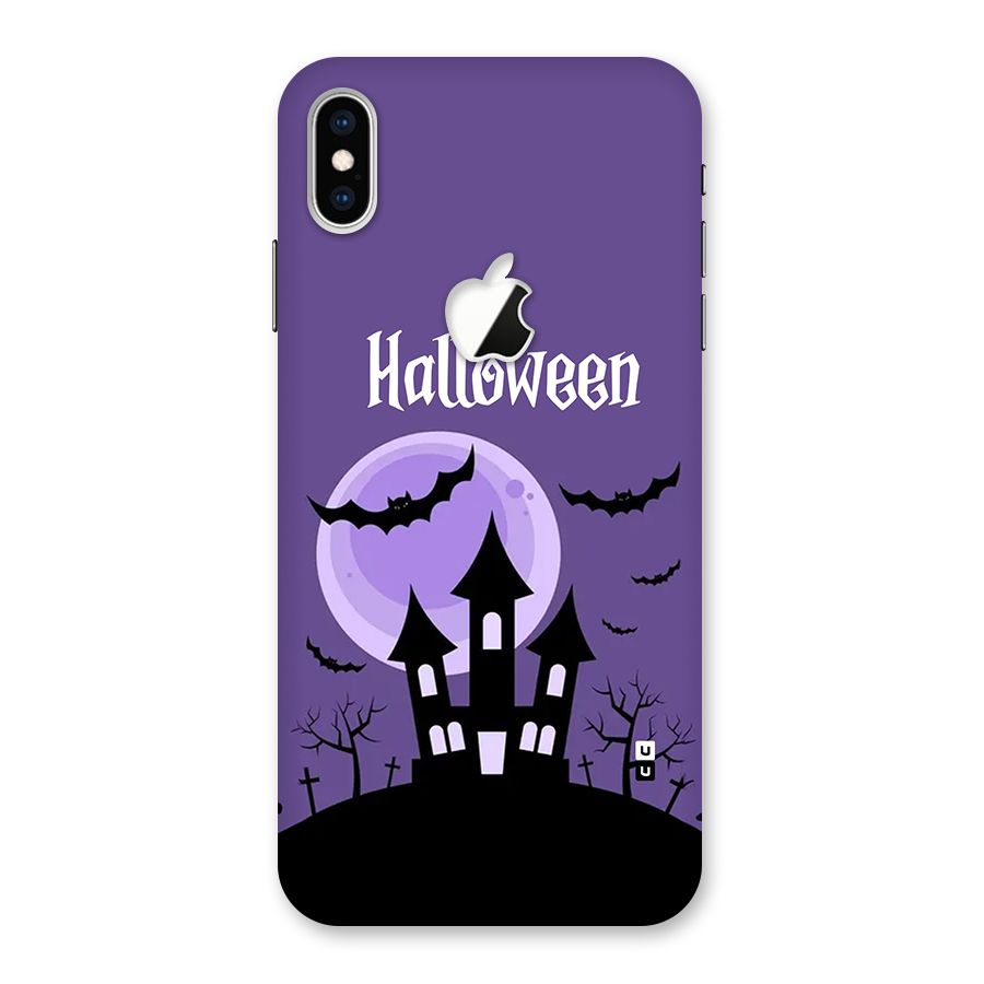Fun Halloween Back Case for iPhone XS Max Apple Cut