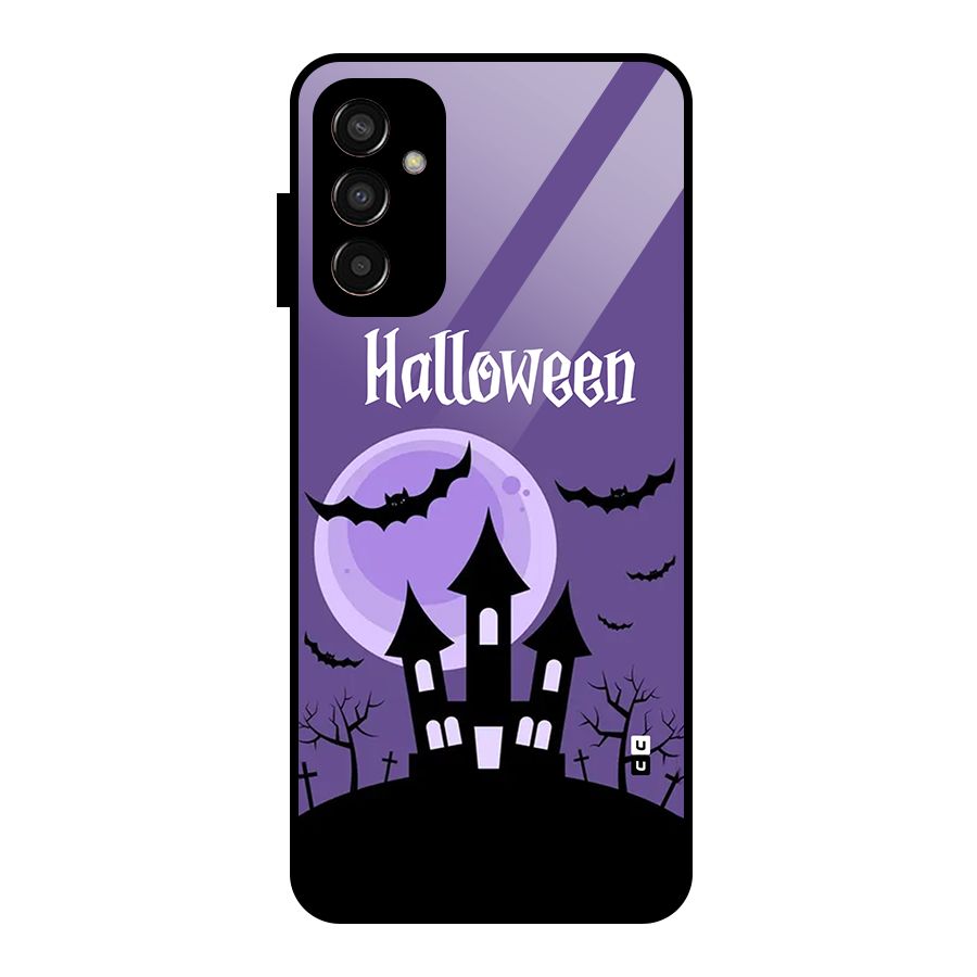 Fun Halloween Glass Back Case for Galaxy F13