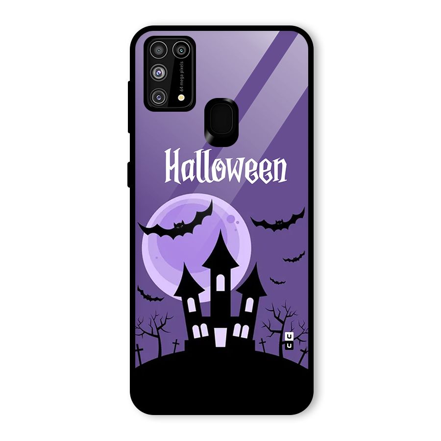 Fun Halloween Glass Back Case for Galaxy F41