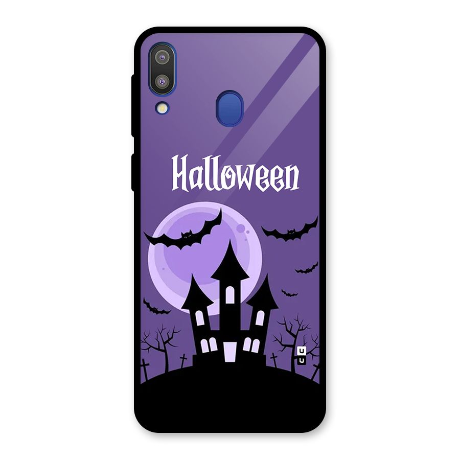 Fun Halloween Glass Back Case for Galaxy M20