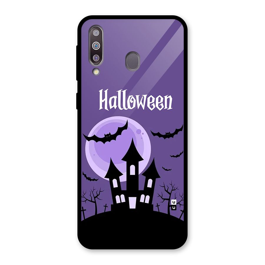 Fun Halloween Glass Back Case for Galaxy M30