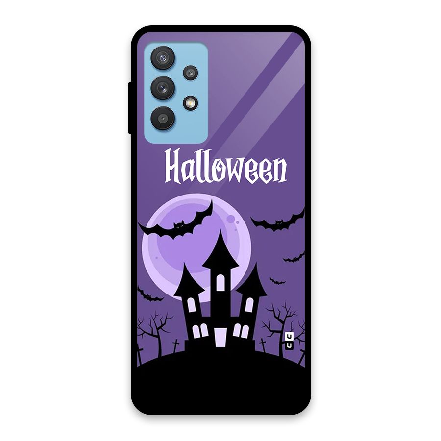 Fun Halloween Glass Back Case for Galaxy M32 5G