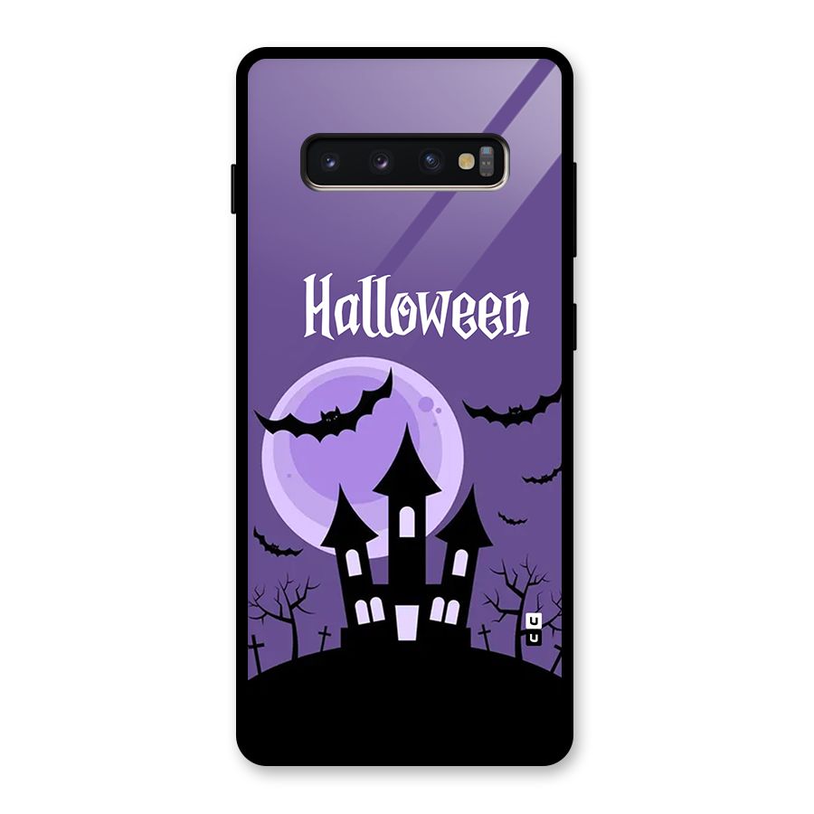 Fun Halloween Glass Back Case for Galaxy S10 Plus