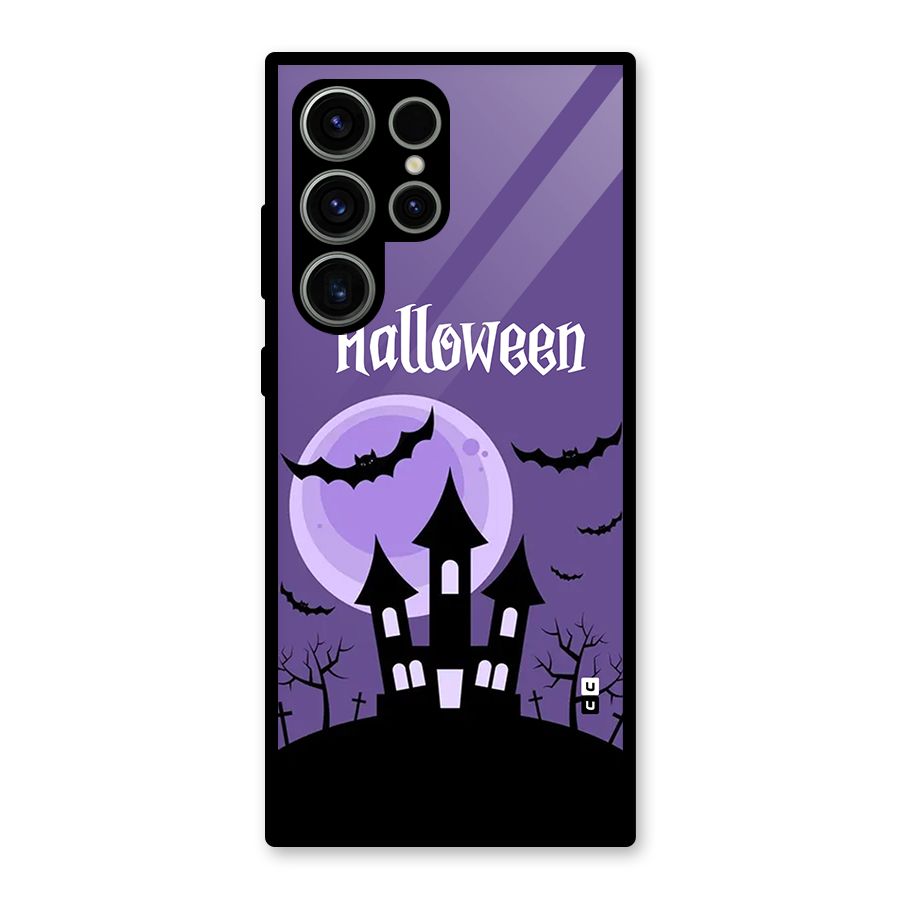 Fun Halloween Glass Back Case for Galaxy S23 Ultra