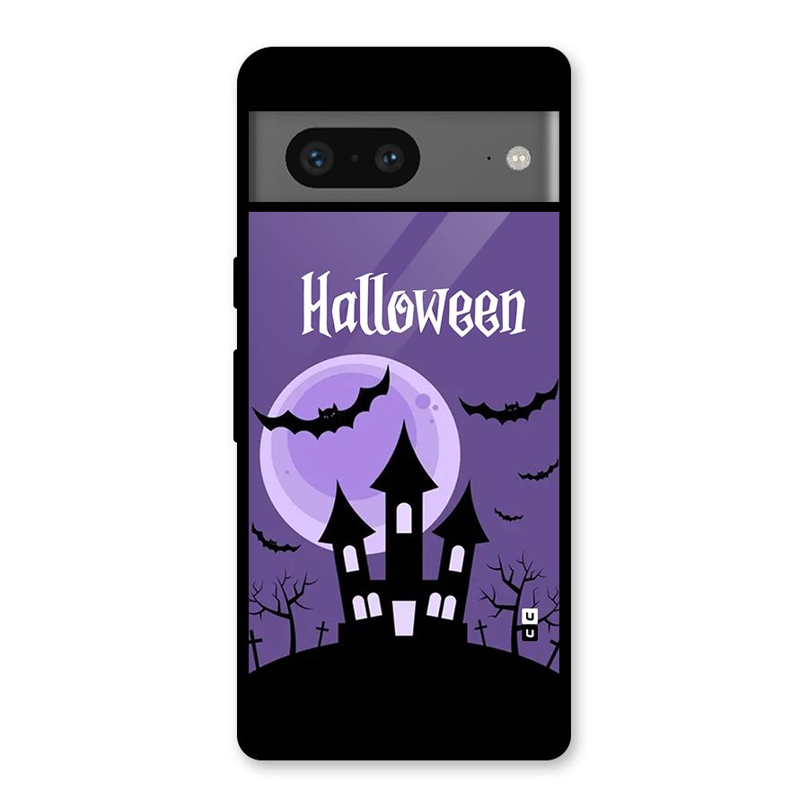 Fun Halloween Glass Back Case for Google Pixel 7