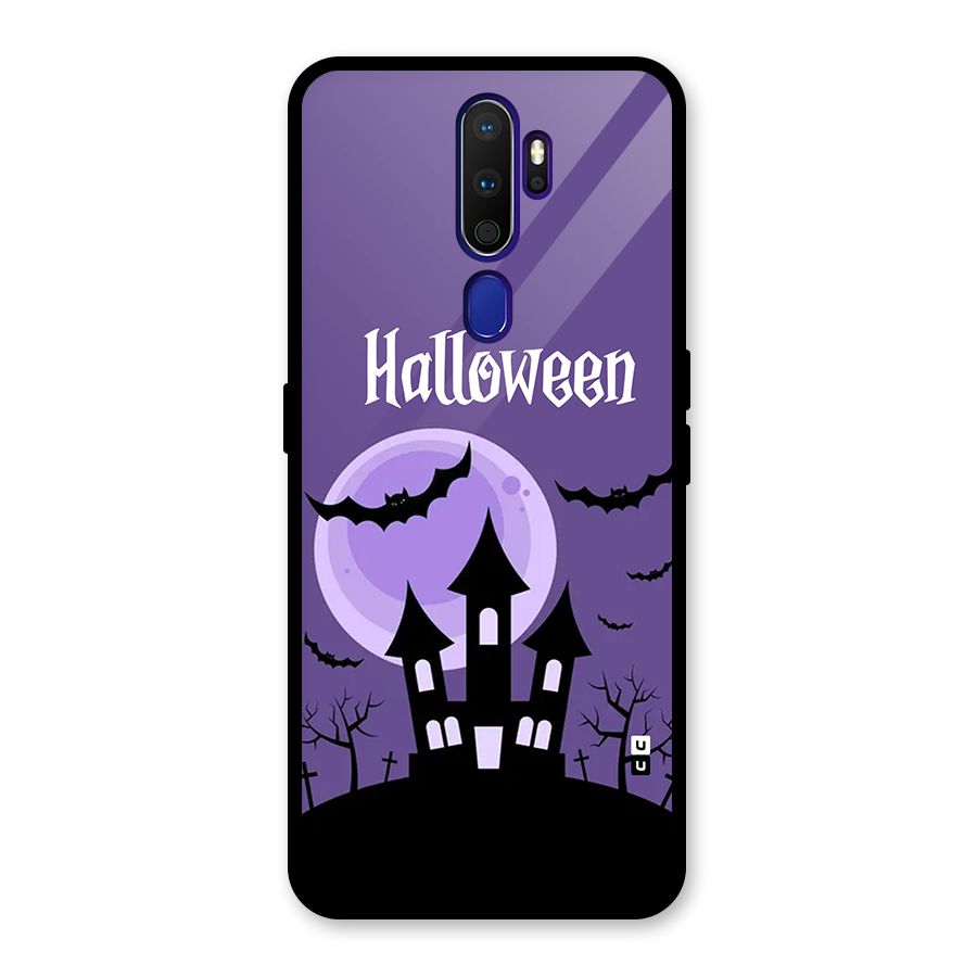 Fun Halloween Glass Back Case for Oppo A9 (2020)