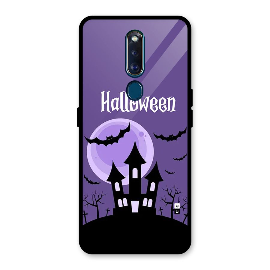 Fun Halloween Glass Back Case for Oppo F11 Pro