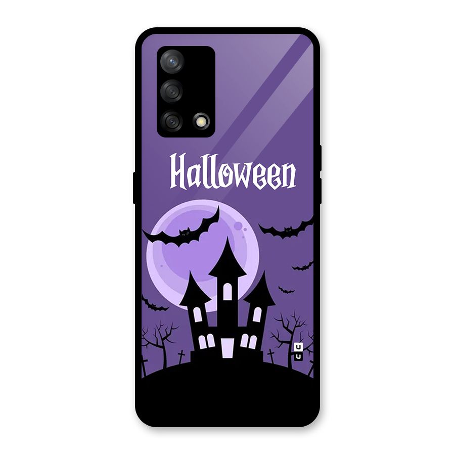 Fun Halloween Glass Back Case for Oppo F19s
