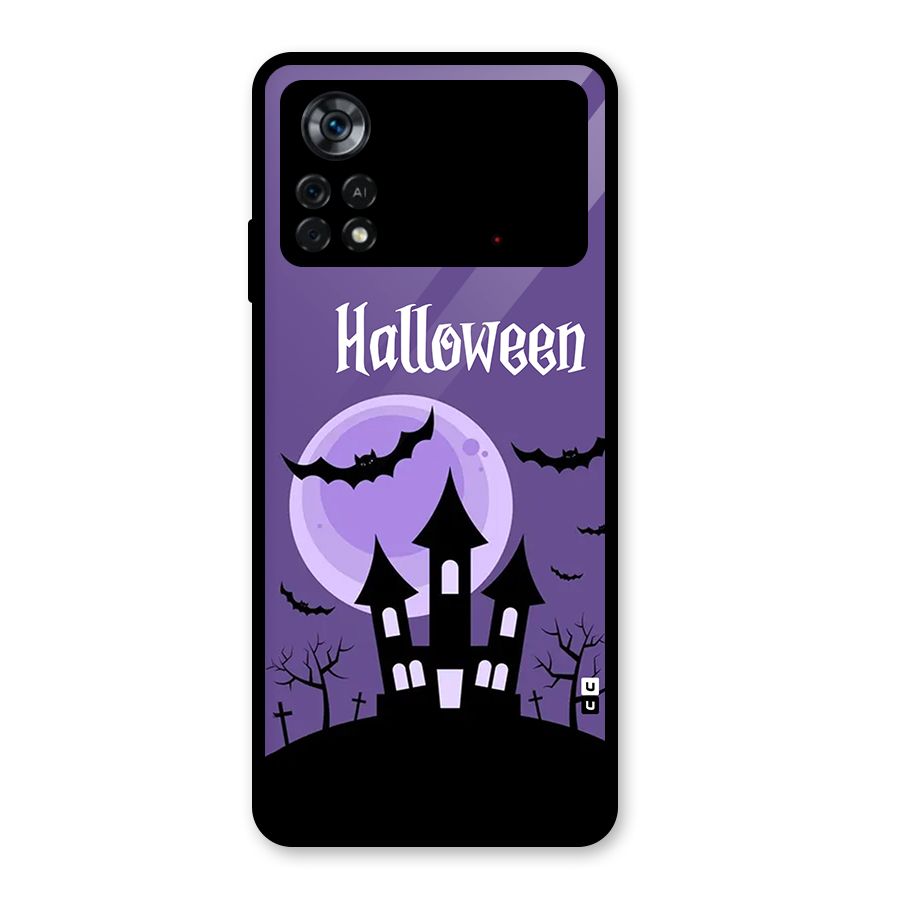Fun Halloween Glass Back Case for Poco X4 Pro 5G