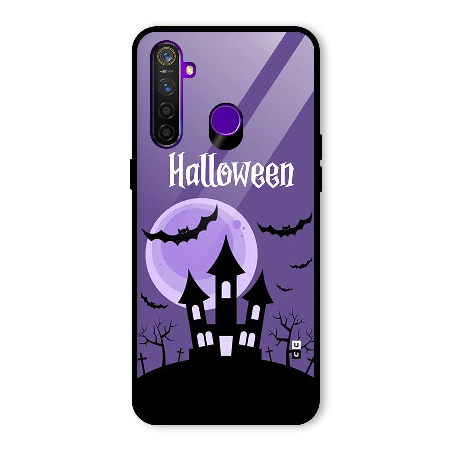 Fun Halloween Glass Back Case for Realme 5 Pro