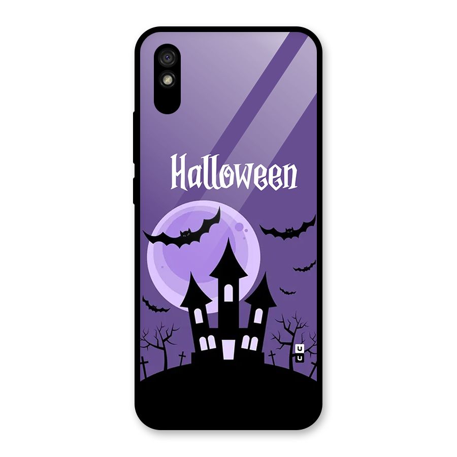 Fun Halloween Glass Back Case for Redmi 9A