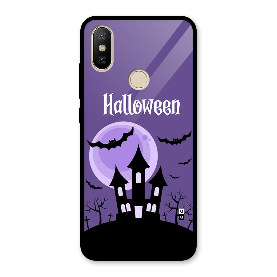 Fun Halloween Glass Back Case for Redmi A2