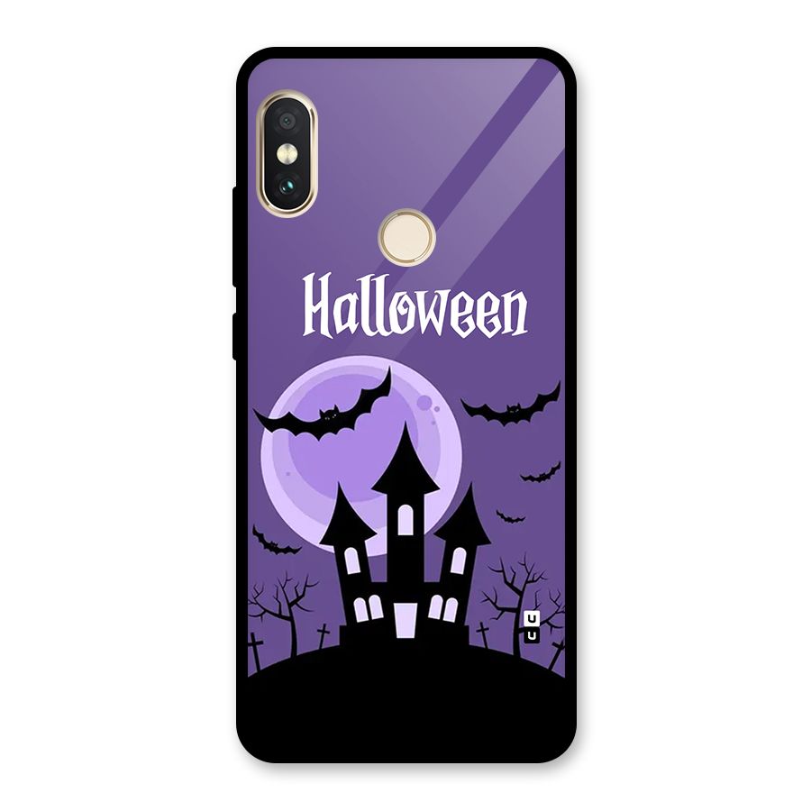 Fun Halloween Glass Back Case for Redmi Note 5 Pro